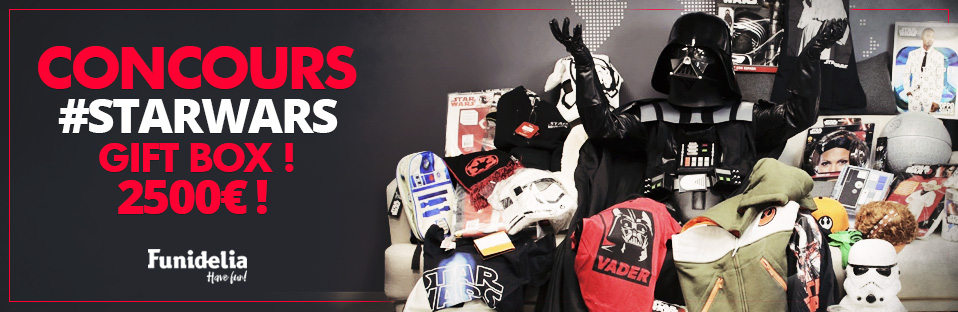 Remportez la Star Wars gift box la plus grande de la galaxie !