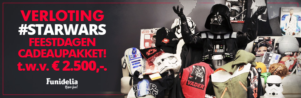 Maak kans op het grootste Star Wars cadeaupakket uit de galaxy!
