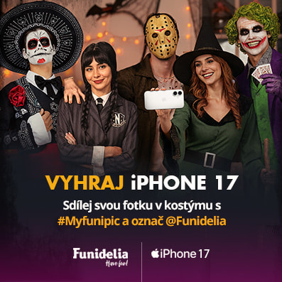 Vyhraj iPhone 17! Sdílej svou fotku v kostýmu s #myfunipic a označ @funidelia