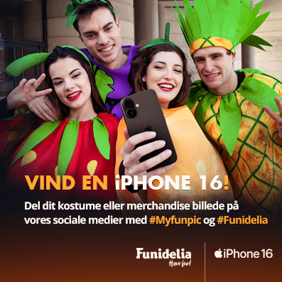 Vind en iPhone 15! Del dit udklædningsbillede med #myfunipic og tag @funidelia