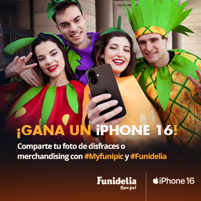 ¡Gana un iPhone 15! Comparte tu foto disfrazado con #myfunipic y etiqueta a @funidelia