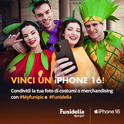 Vinci un iPhone 15! Condividi la tua foto in costume con #myfunipic e tagga @funidelia